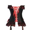 Burlesque satijnen corset