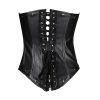 Leatherlook cuploze halter corset