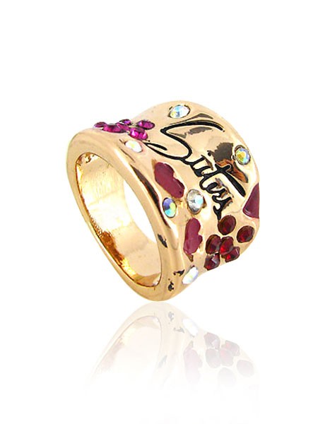 Youth style ring brons